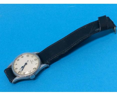 Air Ministry issued WW2 Omega RAF pilot’s watch. Manual winding, chronometer-rated movements , cal. 30T2, original dial, orig