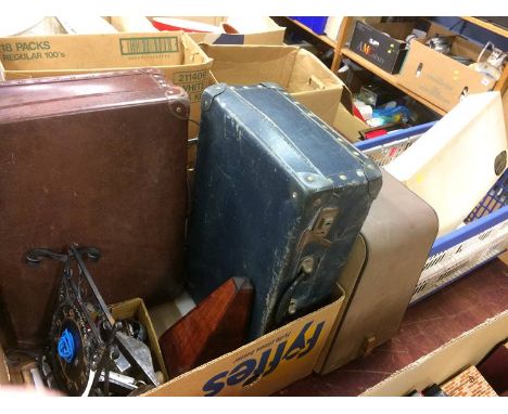 Sewing machine, Metronome and suitcases etc.