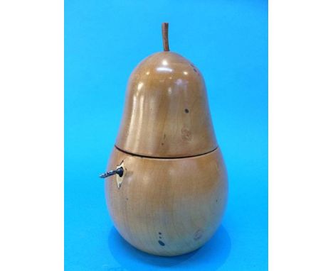 A pear shaped reproduction tea caddy