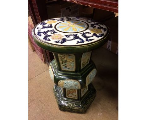Ceramic plant stand