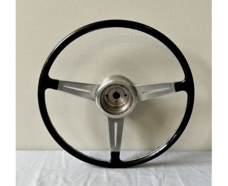 ALFA-ROMEO 2600 TOURING STEERING WHEEL  Aluminium wheel, diameter of 400mm. Would suit&nbsp;Alfa 2000, 2600 Touring and Sprin