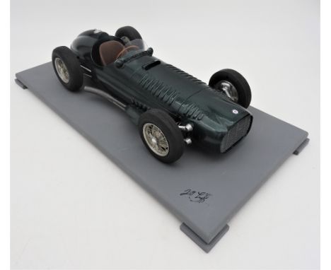HAND-MADE BRM MODEL BY JEFF LUFF  The BRM V16, made by hand from Brass and Resin with hand turned wheels and cut tyres by cel