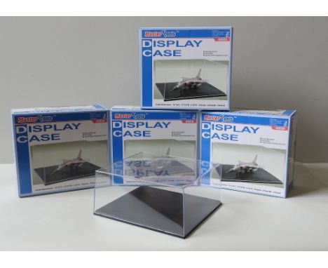 FOUR MASTER TOOLS MODEL DISPLAY CASES, 