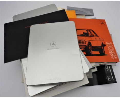 C.30 MERCEDES BROCHURES, INCLUDES VERITAS  From the 1970s to the early 2000s, covers SLR McLaren, SLK, CLK, S-Class, E-Class,