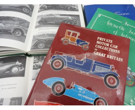 FIVE HARDBACKED BOOKS BY DALTON-WATSON  The Coachwork of Erdmann &amp; Rossi by Rupert Stuhlemmer, 1979. Pinin Farina Master 