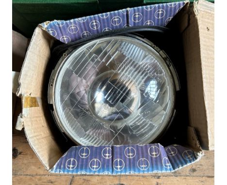 A CARELLO HEADLAMP FOR ALFA-ROMEO GIULIA, GIULIETTA  A single headlamp to fit an Alfa-Romeo Giulia, Giulietta model of the 19