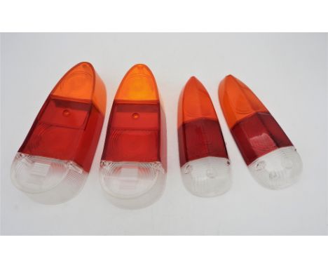 FOUR ALTISSIMO REAR LIGHT LENSES FOR ALFA-ROMEO GIULIETTA / SPRINT  New/old stock items for 750 and 101 series Alfa-Romeos.  