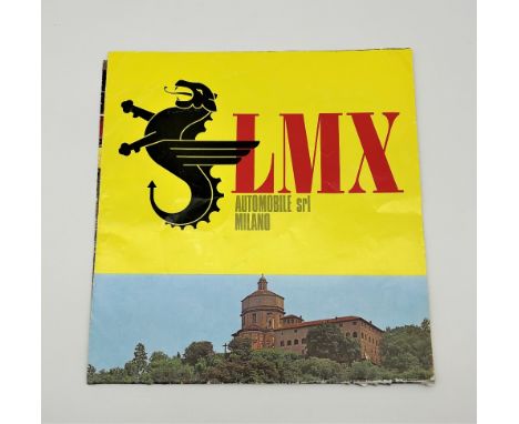 1969 LMX AUTOMOBILE BROCHURE  The only model produced by LMX Automobile S.R.L. (Linea Moderna Executive), with a body designe