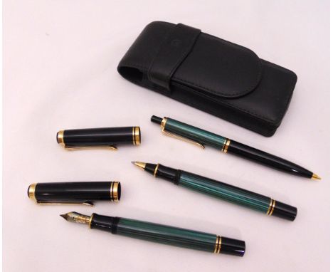 Pelikan Souverän M600 set to include a fountain pen, a ballpoint pen and matching pencil