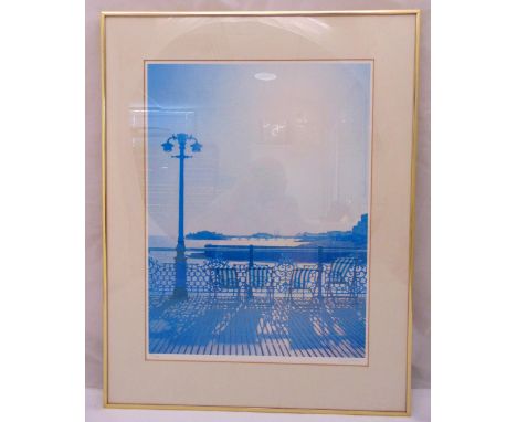 Philip Dunn framed and glazed limited edition polychromatic print titled Brighton Pier, 79/100, signed bottom right, 52 x 38.