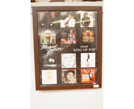 Michael Jackson 50 years king of pop poster 