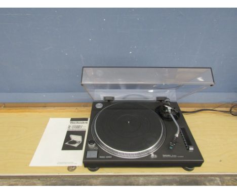 Technics Quartz SL-1210 MK2 direct drive turntable system with manual from a house clearance&nbsp;