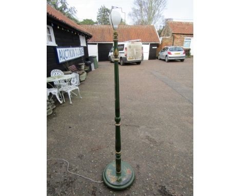 Painted Chinoiserie style floor lamp&nbsp;