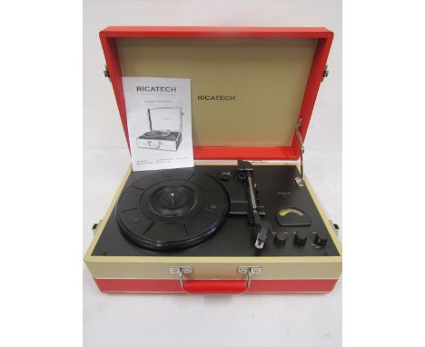 Ricatech suitcase record player