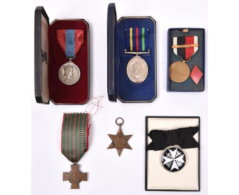 Order of St John,  serving sister breast badge, 5th type (un-named), VF. ISM, EIIR issue (Dorothy Magdalene Mary Osbourn) VF.