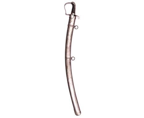 A 1796 pattern Light Cavalry officer’s sword of the Salford &amp; Manchester Cavalry, stirrup hilt, langets on both sides,  b