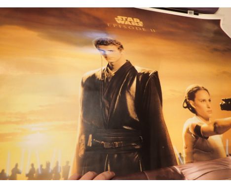 Star Wars Episode II official George Lucas poster not for resale 120 x 240 cm 