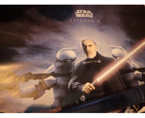 Star Wars Episode II official George Lucas poster not for resale 120 x 240 cm 