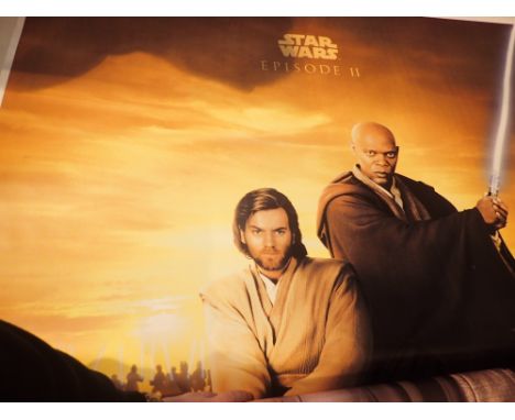 Star Wars Episode II official George Lucas poster not for resale 120 x 240 cm 