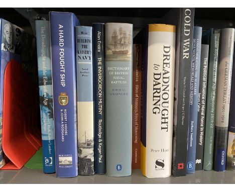 NAVAL HISTORY, FIRST WORLD WAR AND LATER. A mixed selection of Naval history books to include A History of the Royal Navy in 