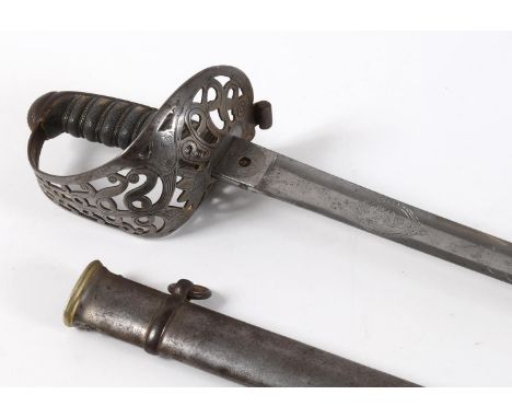 A VICTORIAN 1848 PATTERN CAVALRY TROOPERS SWORD BY WILKINSON. With a 90cm blade with fine decoration, Royal Crown and monogra