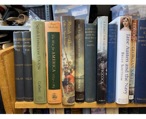PRE FIRST WORLD WAR NAVAL HISTORY. A collection of books on 18th century and earlier Naval history to include The Navy in the