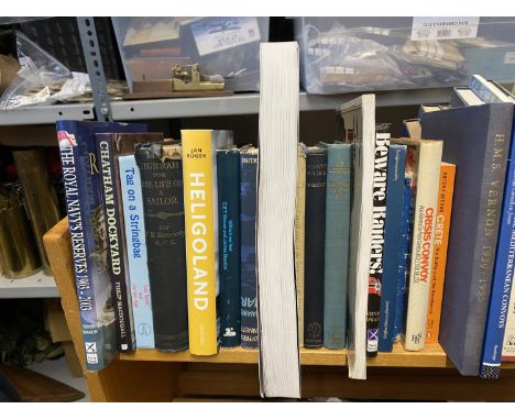 A COLLECTION OF NAVAL HISTORY, FIRST AND SECOND WORLD WAR. A mixed collection of Naval history to include North Atlantic Run 