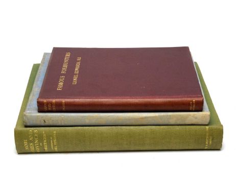 Edwards (Lionel) Famous Foxhunters, 4to, cloth, illus., 1938; Edwards (Lionel) A Leicestershire Sketch Book, 4to, cloth, illu