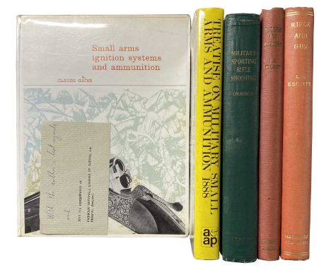 MILITARY FIREARMS: 5 VOLUMES comprising: Gaier, Claude, Small Arms Ignition Systems and Ammunition, Belgium, c. 1969, 111 pag