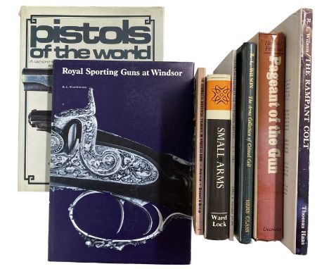 FIREARMS: 8 VOLUMES comprising: Blackmore, Howard L, British Royal Sporting Guns at Windsor, Her Majesty's Stationery Office,
