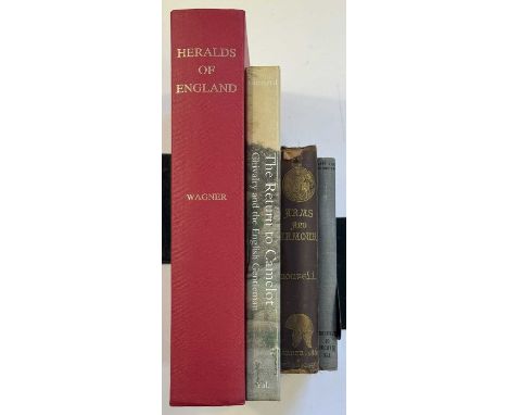 WAGNER, SIR ANTHONY: HERALDS OF ENGLAND: A HISTORY OF THE OFFICE H.M S.O, London, 1967, 609 pages, 43 plates, no jacket; toge