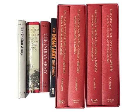 HARDING, D.F.: SMALLARMS OF THE EAST INDIA COMPANY, 1600-1856 Four Volumes, Foresight Books, London, 1997 &amp; 1999, Four vo