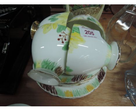 A part Grafton Art Deco tea service with Shelley plates same pattern 
