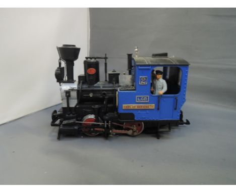 A LGB G scale 0-4-0 steam engine 2010