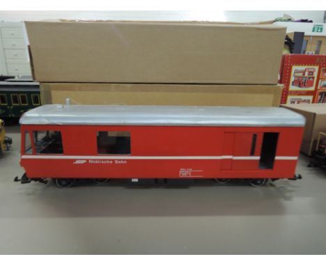 A scratch built G scale Rhb locomotive    