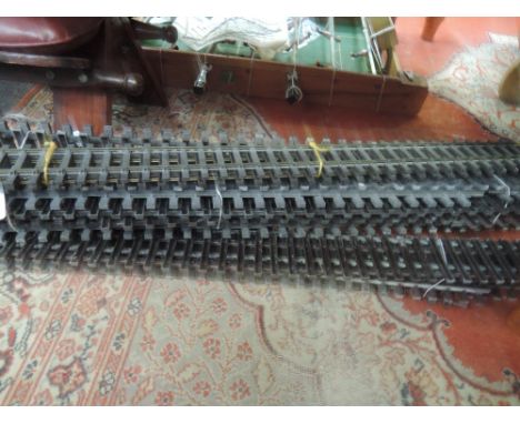 A selection of LGB G scale straight track, various lengths