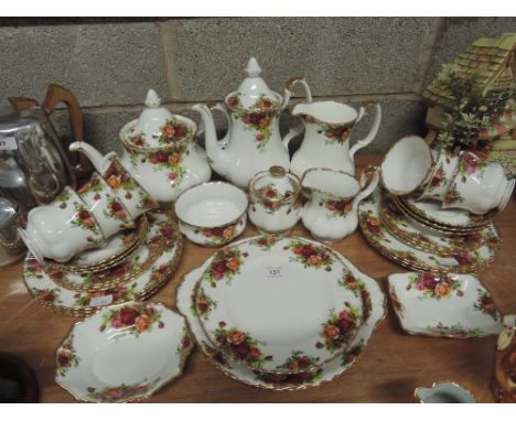 A Royal Albert 'Old Country Roses' tea service