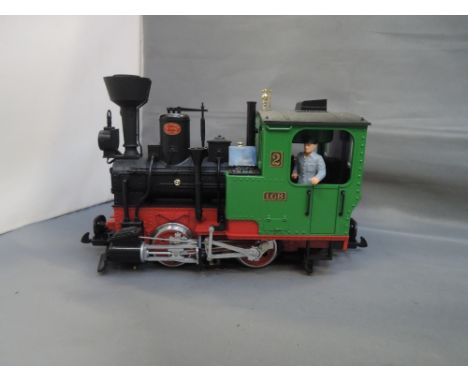 A LGB G scale 0-4-0 steam engine 2012