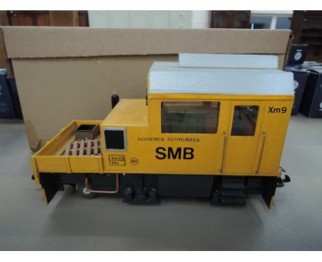 A scratch built G scale SMB track cleaner