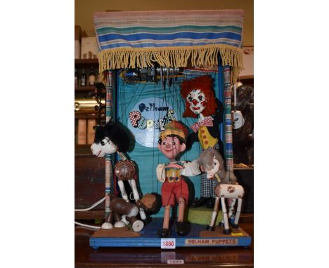 A Pelham puppet theatre.