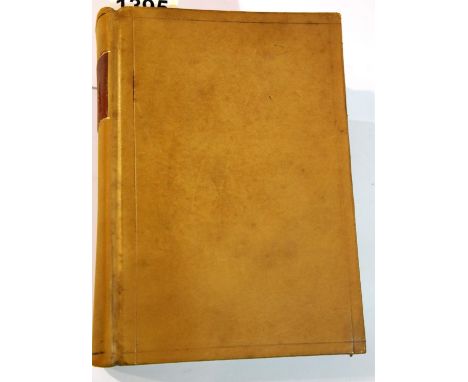 Rebound Latin bible, old and new testament, inscribed Jo Finch 29th September 1690. P&P Group 1 (£14+VAT for the first lot an