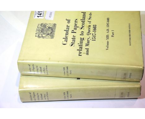 The Calendar of State Papers Relating to Scotland and Mary Queen of Scots 1547-1603 in two parts, published HMSO 1969. P&amp;