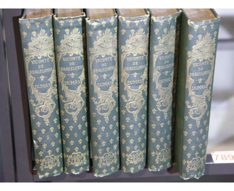 Alexandre Dumas Vicomte de Bragelonne in six volumes published by J M Dent 1893. P&amp;P Group 3 (£25+VAT for the first lot a