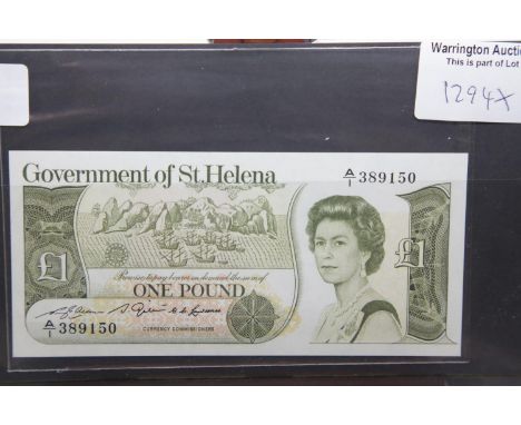 St Helena £1 A/1 389. P&amp;P Group 1 (£14+VAT for the first lot and £1+VAT for subsequent lots) 
