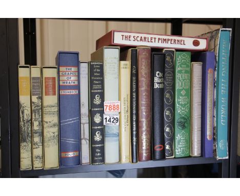 Shelf of Folio Society books. Not available for in-house P&amp;P 