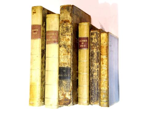 A selection of six antiquarian books, various titles.  P&amp;P Group 2 (£18+VAT for the first lot and £3+VAT for subsequent l