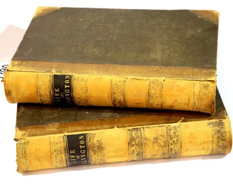 Life of Wellington by John Marius Wilson published 1853 in two volumes. P&amp;P Group 1 (£14+VAT for the first lot and £1+VAT