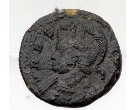 Roman Bronze AE3 URBS ROMA with twins Romulus and Remus suckling from She-Wolf. P&amp;P Group 1 (£14+VAT for the first lot an