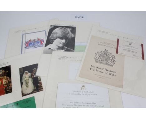 HRH Prince Charles Prince of Wales - 1970 ticket and printed items relating to The Introduction of the House of Lords, a pres