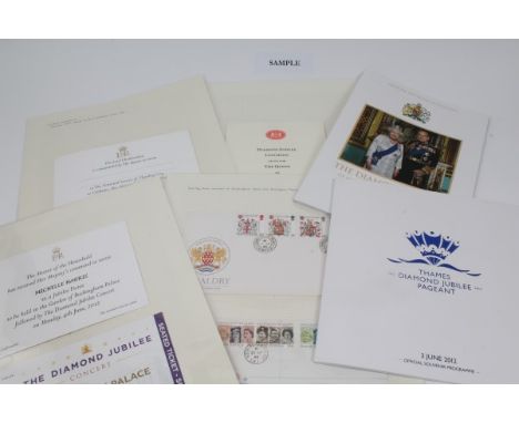 HM Queen Elizabeth - 1952 - 2012 Diamond Jubilee celebration ephemera, selection includes Thanksgiving Service programme, lun